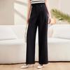 Paister Women's Plus Size Autumn Zipper Casual Suit Pants