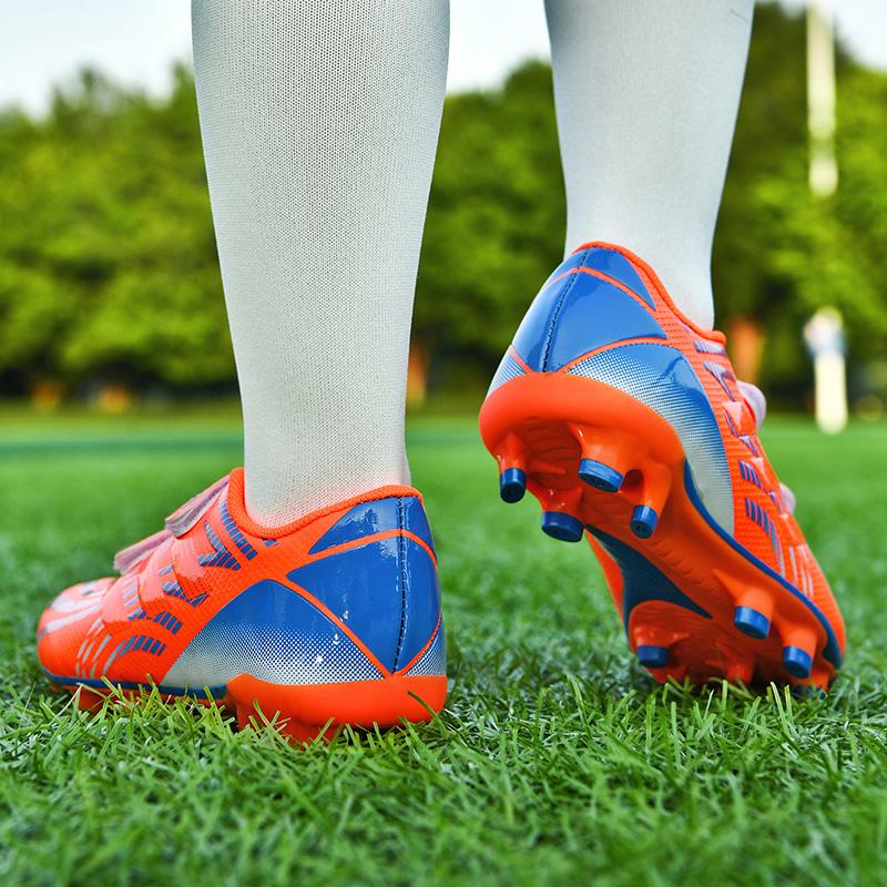 Children's soccer shoes Boys spike tf youth professional training shoes Boys girls primary school non-slip sports shoes