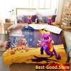 Neues Spyro reignited trilogy Bettwäscheset Einzelbett Twin Full Queen King Size Bettset Erwachsene Kind Schlafzimmer Bettbezugsets Anime Gme
