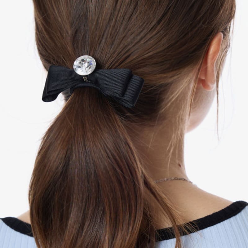 L’OMBRILLANT Ribbon Crystal Hair Band