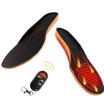 Solette riscaldate elettriche con batteria ricaricabile 2000mAh Suole scaldapiedi per scarpe Uomo Donna Escursionismo invernale Sci Caccia