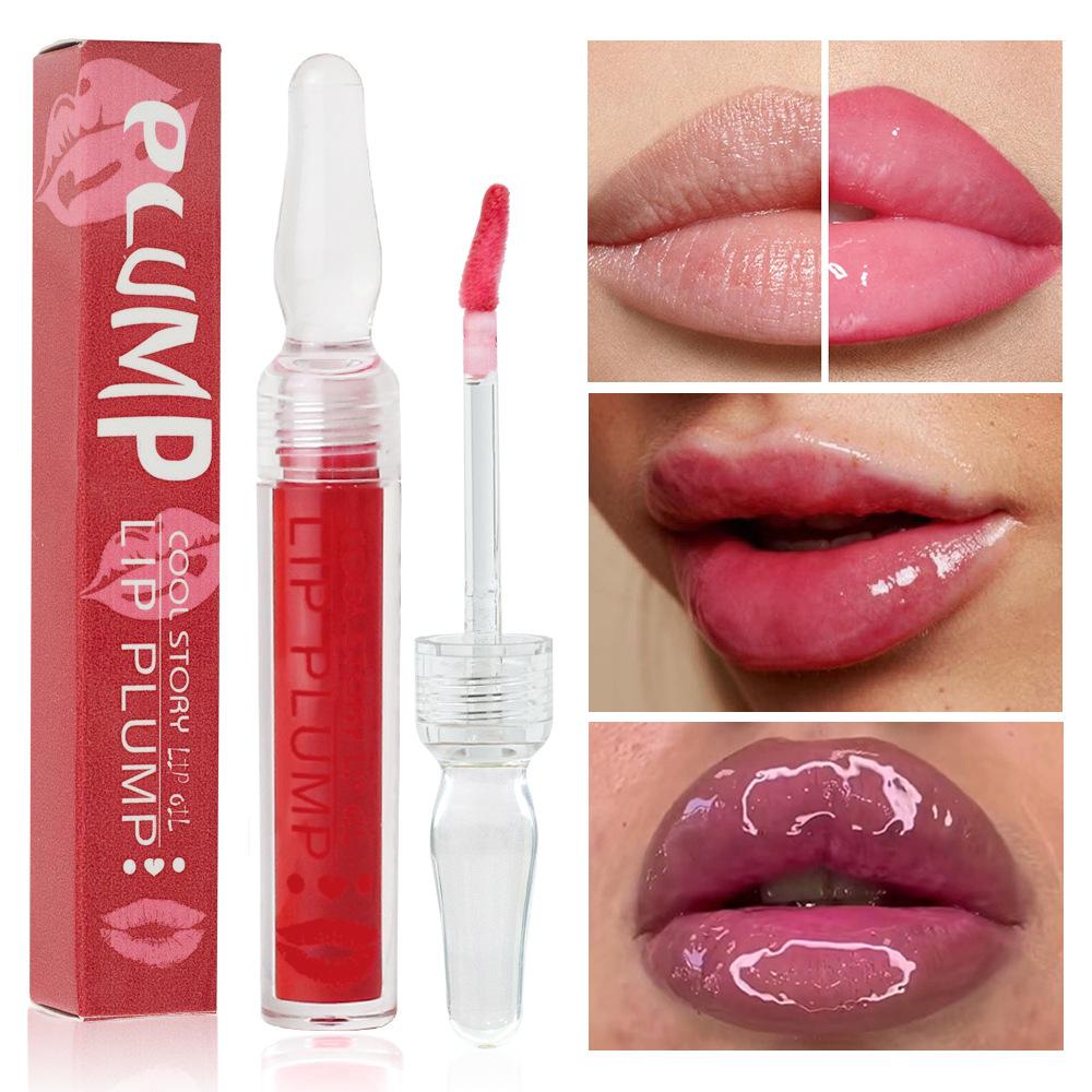Pouty Lips Lip Gloss Plump and Moisturizing Lip Oil Fruity Lip Gloss Lip Care Fades Lip Lines