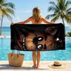 Freddy Bear Fashion Beach Towel: Ideal for Summer Adventures Soft, absorbent and quick drying suitable for swimming and bathing