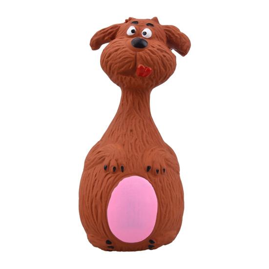 Latex Animal Dog Toy Squeaky Interactive Puppy Chew Toy Dog Teeth Cleaning Toy for Puppy Teething Boredom Relief