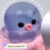 Solid TPR Crystal Ball Squeezing Acne Bubble Octopus Pinching Toy  Kids Toys