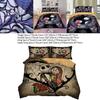 Premium Three Piece Digital Print 3d Comforter Set Soft Microfiber Cartoon Bedding