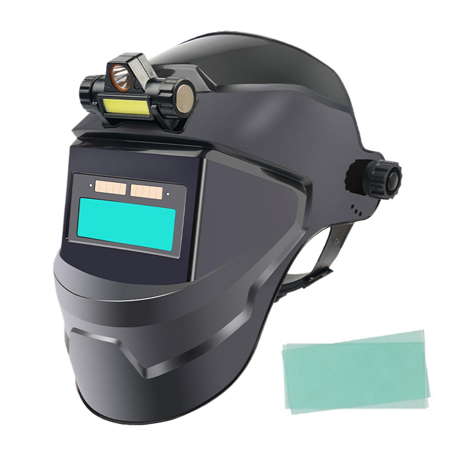 Auto Darkening Welding Helmet Solar Powered Welder Face Hood Solar Powered Welding Helmet For Automotive Construction Industry China Mainland