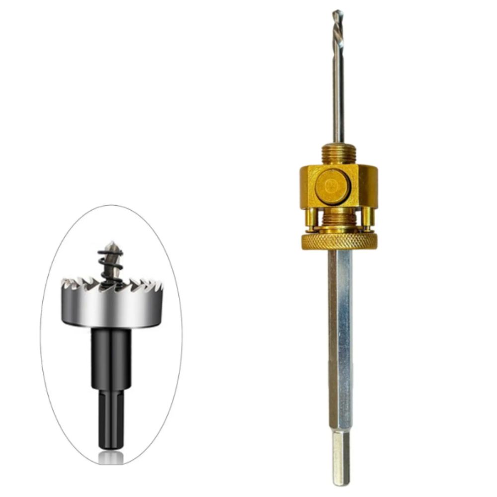 Hexagon Shank Quick-Release Hole Opener Bi-Metal Construction Drill Bit  Downlight Installation