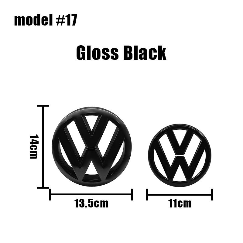 JQTYB1 ABS Car Styling Emblem For Volkswagen MK6 VW GOLF 6 2010 2011 2012 2013 Badge Hood Front Grill Rear Trunk Lid Logo Accessories