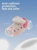 2024 Kids' Cartoon Cotton Slippers: Winter Non-slip, Removable Hole, Two-Wear Design for Boys & Girls