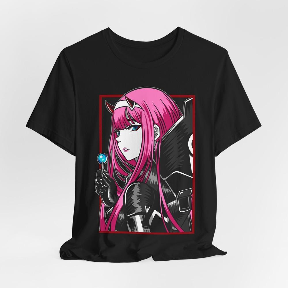 Anime-Inspired Unisex T-Shirt Tee Tops: Edgy Character Design, Streetwear, Gift for