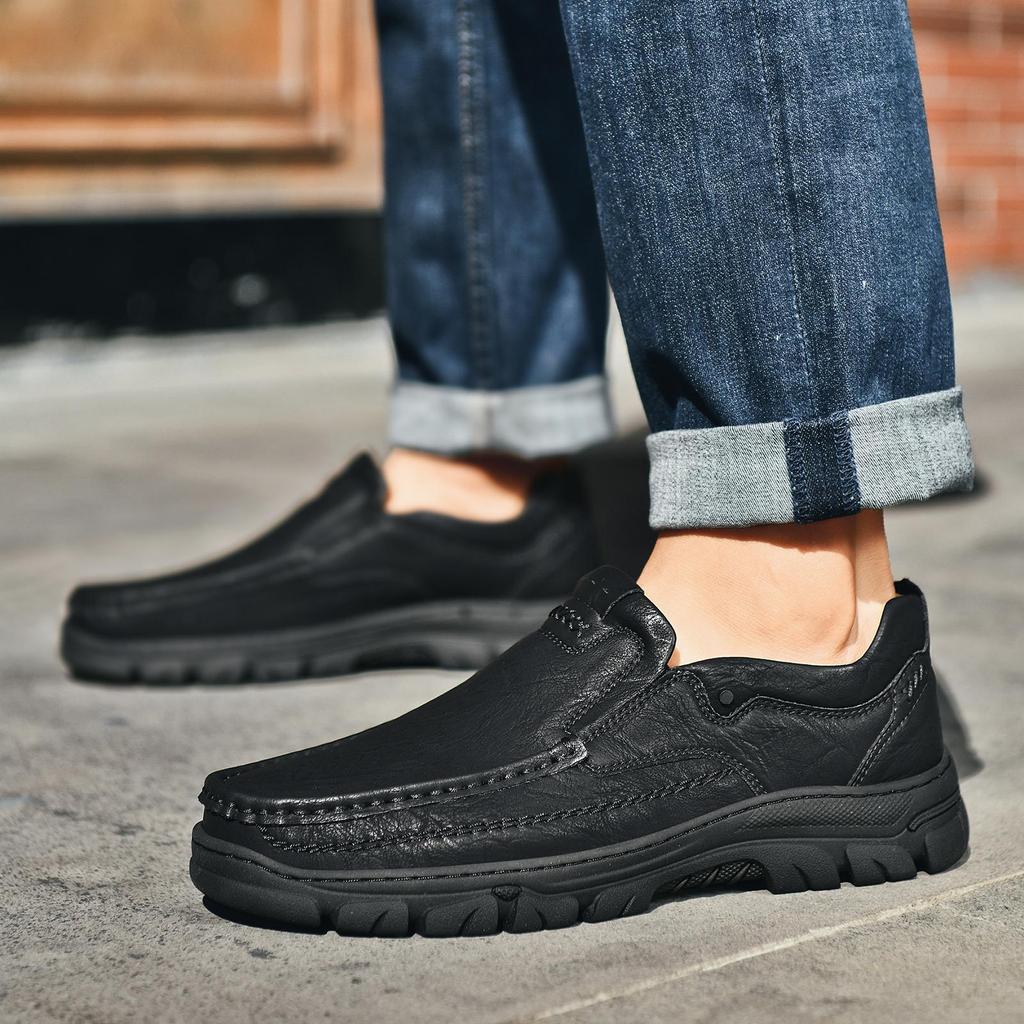 Ručně vyráběné kožené boty Muži Běžné Business Oxfords Boty Pro muže Ploché boty Mokasíny Pánské boty