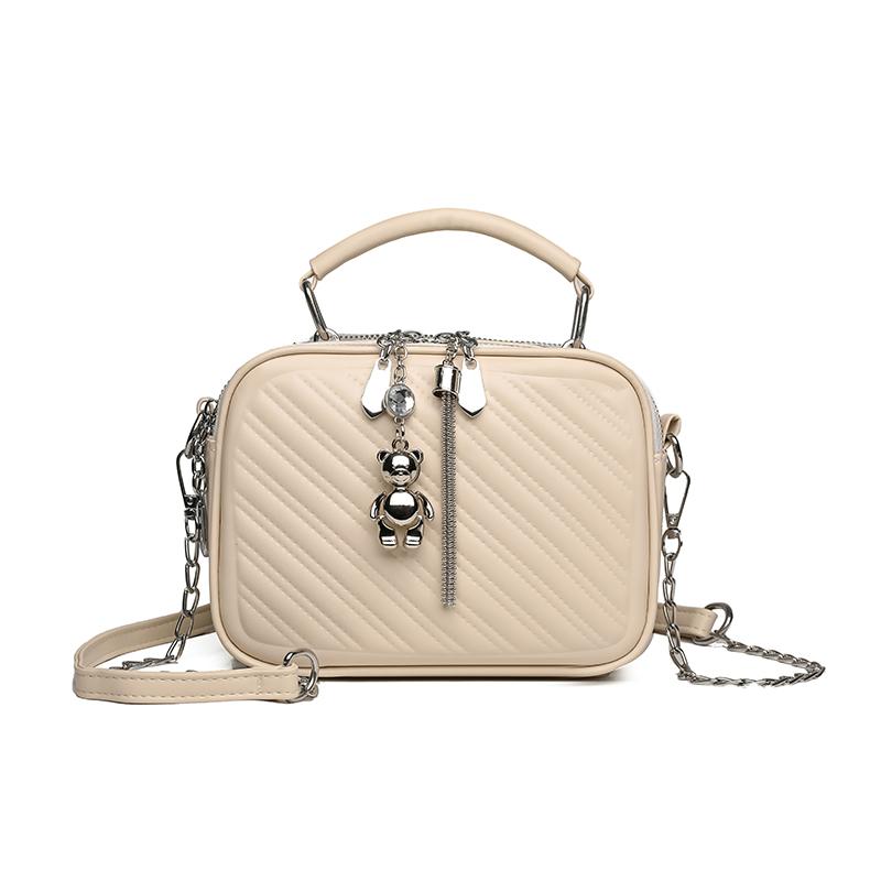 

Trendy Women PU Leather Shoulder Bag Multi-Way Crossbody Handbag Purse for Ladies with Adjustable Strap Large Capacity Tote Bag бежевый