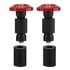 KIMISS Universal 1 Pair Motorcycle Grip Bar End with Handle Plug Cap for Most