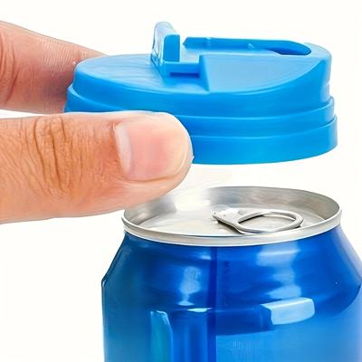 3/6pcs Beverage Can Cover Reusable Plastic Soda Cola Sealing Lids Standard Size Leakproof Can Protectors Drinkware Accessories