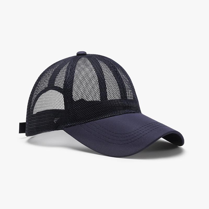 Sunshade Mesh Cap for Men, Breathable Women's Baseball Cap, Sports Duckbill Hat