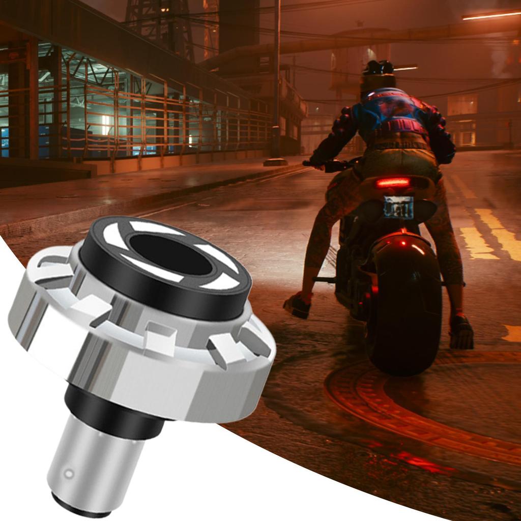 Motorcycle Tail Light Waterproof Dirt Bike Light Colorful Warning Flash Lamp For ATV Night Riding Scooter Outdoor Safety