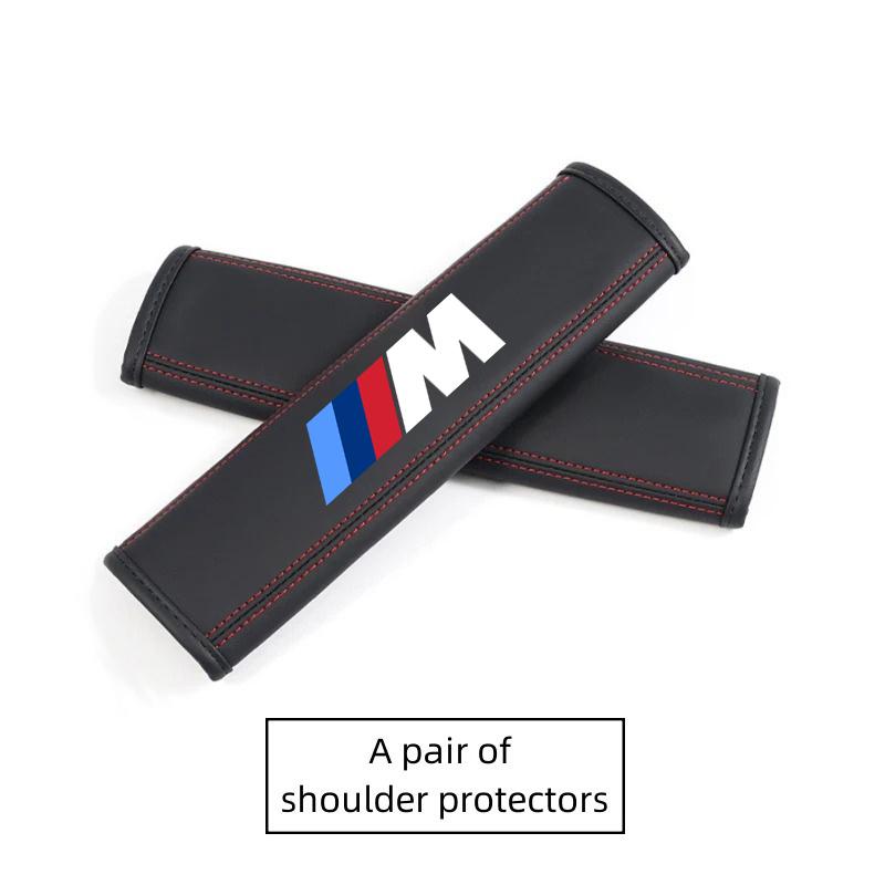 

Car Head Neck Pillow Seat Belt Shoulder Pads for BMW Performance X1 X2 X3 X4 X5 X6 X7 E46 E28 E90 F20 F30 F10 E70 E39 M2 E36 E60