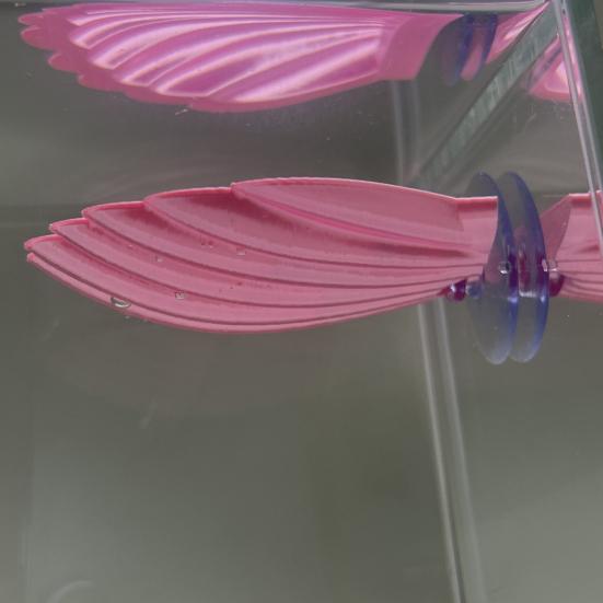 Betta Hammock Shell, Fish Hammock with Suction Cup, Betta Fish Resting Platform, Aquarium Accessory for Betta Fish Sleeping Resting Hiding Playing