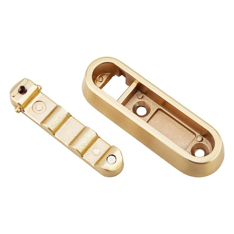 A84E-4PCS Gold Foldable Wall Hooks, Metal Foldable Hooks Wall Wount For Bathroom, Kitchen, Bedroom