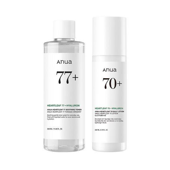 Anua Eoseongcho 77 Peeled Egg Toner 350ml + Eoseongcho Refreshing Soothing Lotion 200ml Special Set