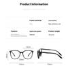 1Pc/3Pcs/4Pcs Anti Blue Light Glasses Classic Popular Square Frame Glasses Set Men's and Women's Fashion Glasses