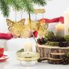 Heat-Powered Rotation Spinner Carousel Metal Tea Light Holder Rotating Candle Holder  Holiday Decor
