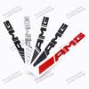 AABHA1 New 3D ABS AMG Letter Badge Car Rear Trunk Emblem Sticker Decoration for Mercedes Benz W204 W205 W203 W211 W212 W213 W201 W210