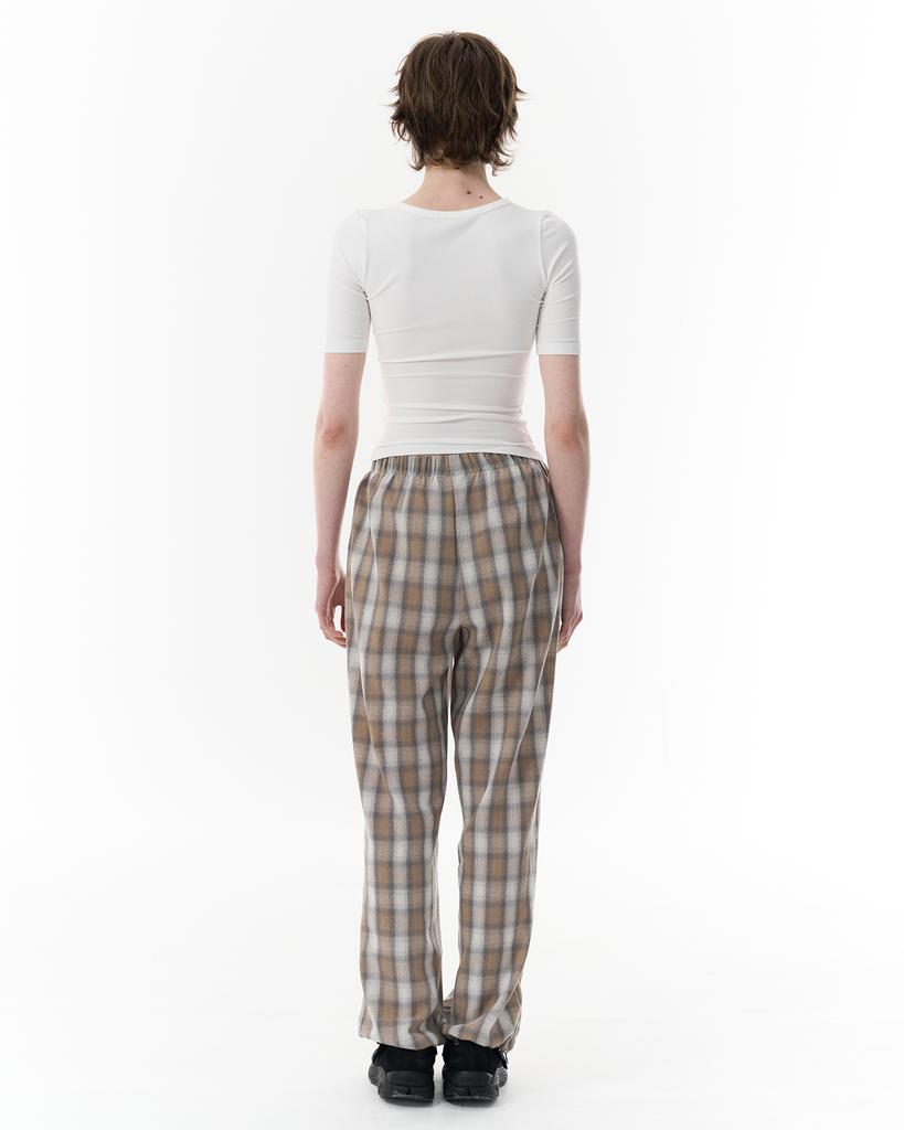 PAHISUM Check Easy Pants_Beige