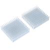 2 ks 40*40*11 mm Stříbrný Radiátor Hliníkový CPU Chladič