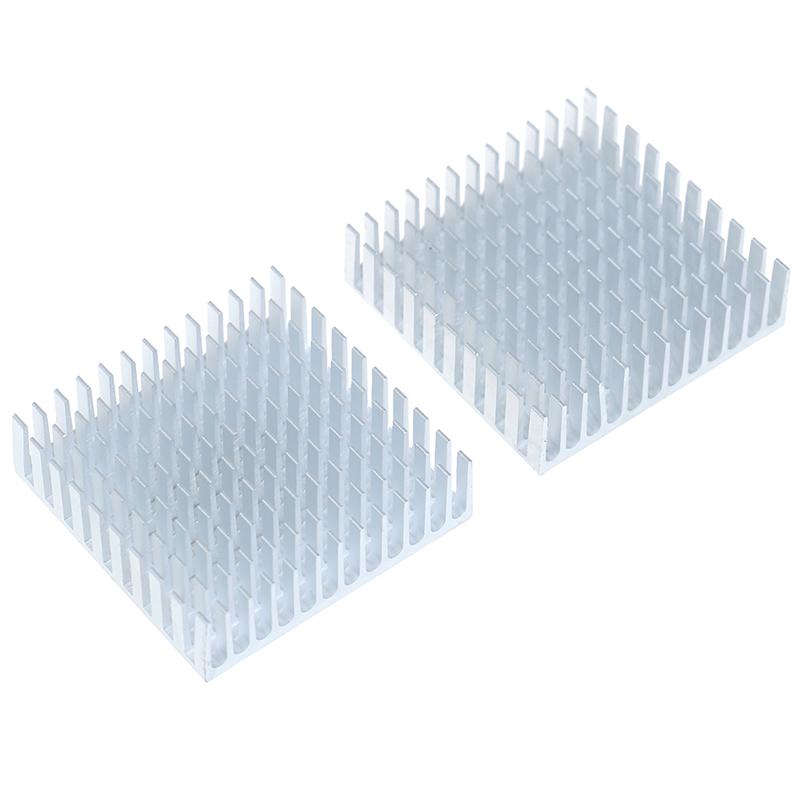 2 ks 40*40*11 mm Stříbrný Radiátor Hliníkový CPU Chladič