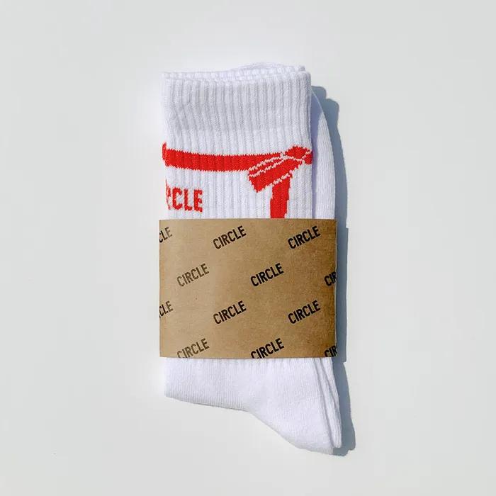 Ribbon socks | Red
