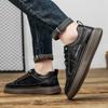 Summer Hollow Out Outdoor Casual Shoes Genuine Leather Climbing Shoes Male Comfortable Sneakers Classic Tooling Men Hiking Shoes