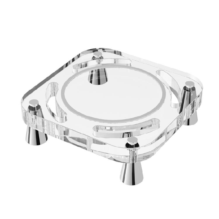 

Desktop Dustproof Stand for Mini 2024 Transparent Acrylic Holder Heat Disspation Cooling Mount PC Accessories 1