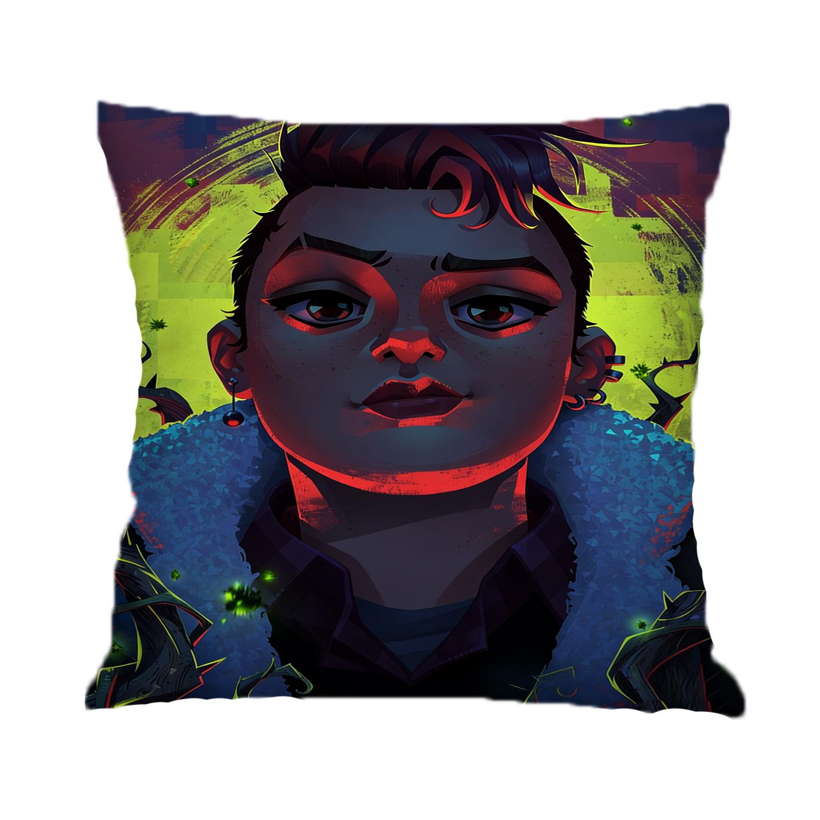 

Hot-selling Film And Television Products - Printed Pillowcases, Square Throw Pillows, 45*45cm (including Core) one size