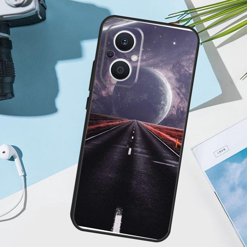 Star Space Moon Night Case For OPPO Reno 13 13F 12 11 F 8T 7 8 10 Pro OPPO Find X8 Pro X6 X3 X5 Lite Cover Funda