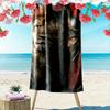 Majestic Warrior Spirit. Print Beach Towel, Quick Drying, Suitable for Travel, Outdoor Sports, Jogging, the Beach and Swimming, Gift