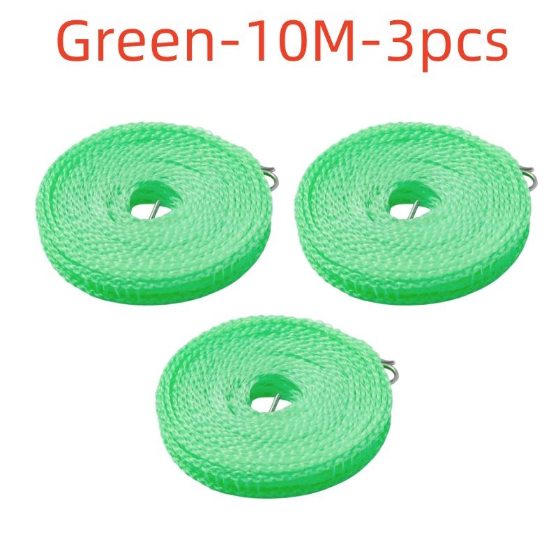 Outdoor Clothesline Nylon Non-Slip Laundry Line Rope Travel Business Windproof Clothes Cord 3/5/10 Meter Long