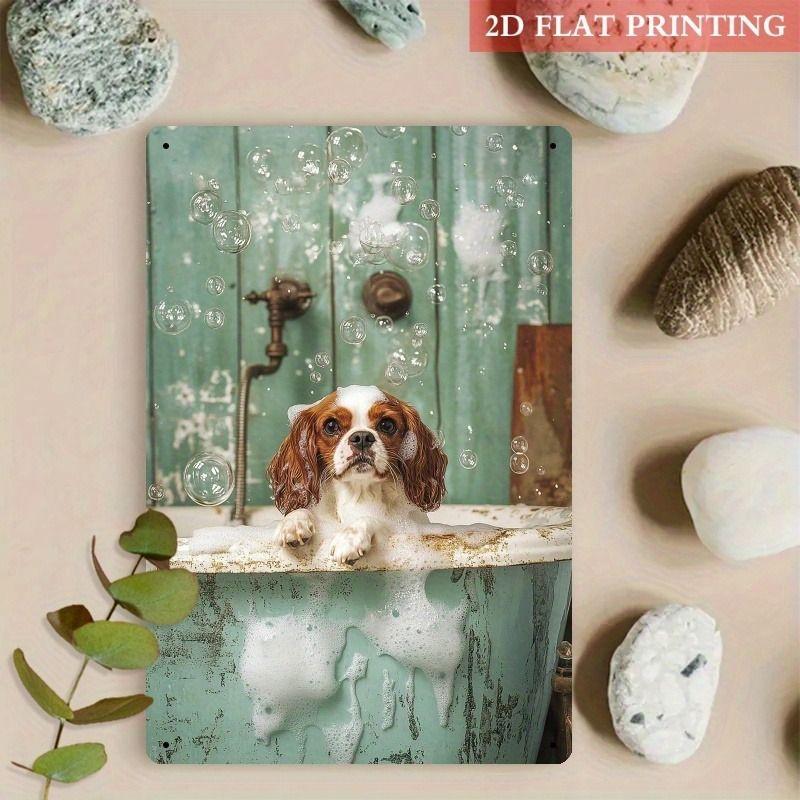 Old-Fashioned Animal Theme Metal Tin Sign for Kitchen Bar Coffee Shop Interior