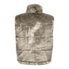 Women's Weathered Teak Faux Fur Vida Sleeveless Jacket ONLY