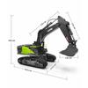 Yitong Radio-Controlled Excavator, September 2020 Model, Alloy Edition, RC Excavator, 2.4GHz Wireless, 22-Channel Power Shovel, Swivel, with LED Light