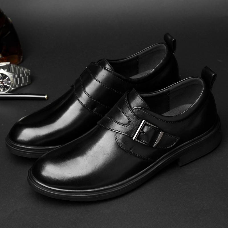 Italian Men Formal Shoes Luxury Brand Business Shoes Genuine Leather Comfortable Casual Shoes Fashion Wedding Dress Men's Shoes