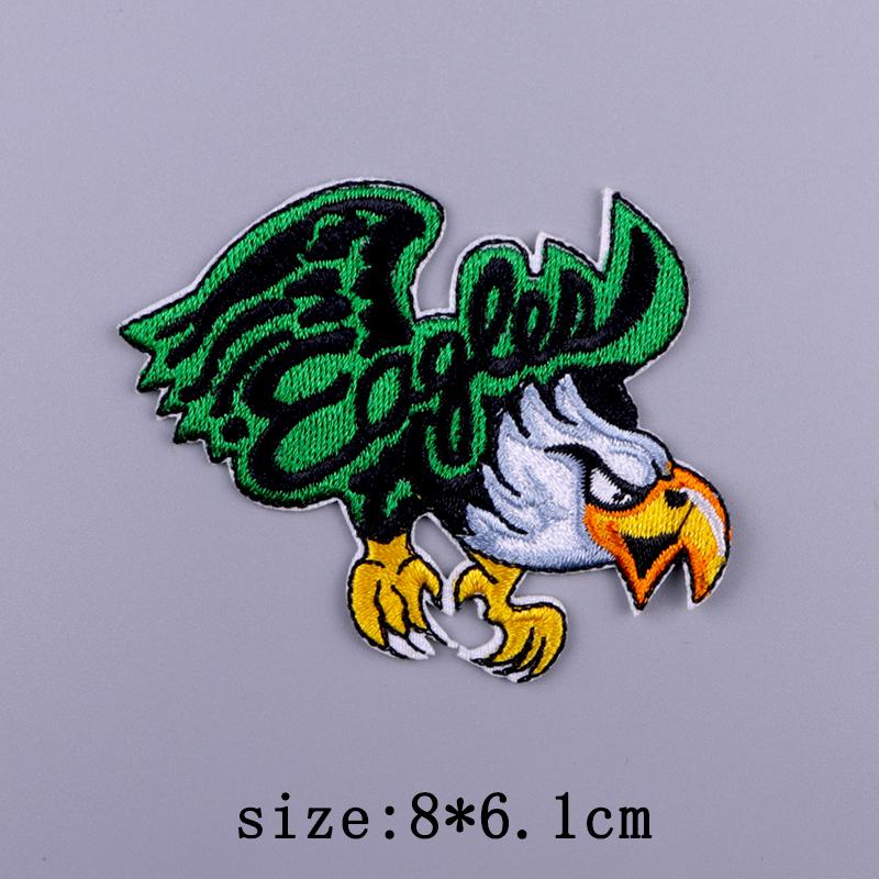 Animal Holding a Knife Patch Iron On Patches On Clothes Stripe Badge Embroidery Patches For Clothing Cartoon Patch For Clothes