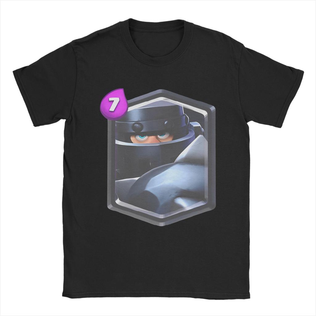 Fashion RRoyales T Shirt King of Clash PEKKA Cotton TShirts for Unisex Harajuku Casual Tee Shirt Short Sleeve Oversized Top