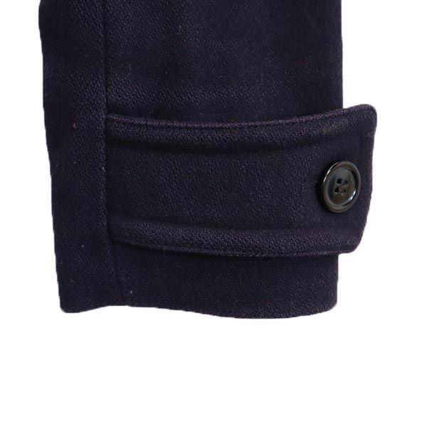 VETEMENTS CLASSIQUES wool blend trench coat 36 Navy Women Used