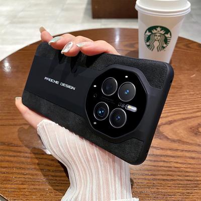 Huawei Mate70pro Porsche Suede Leather Case Business 50 Is Suitable for Mate60P Drop Protection Case
