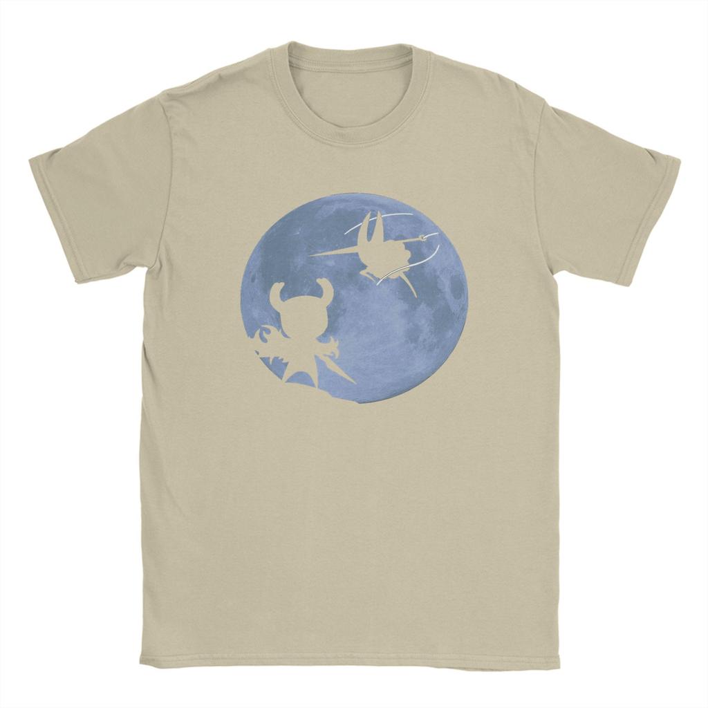 Hollow Knight VS Silksong T Shirts Men's  Pure Cotton Awesome T-Shirts Round Neck  Tee Shirt Short Sleeve Tops Summer