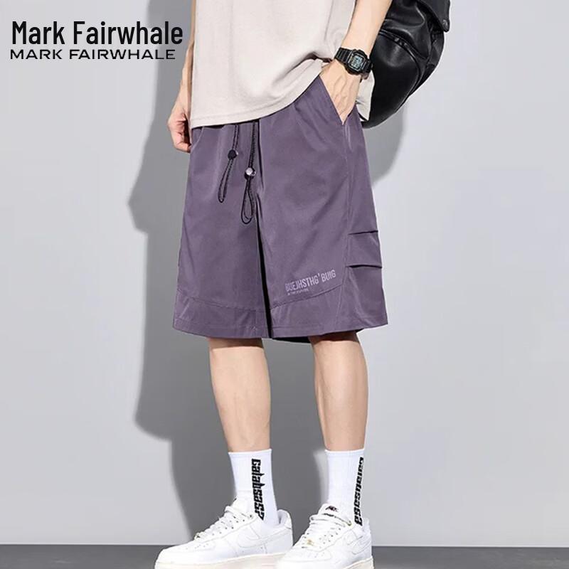 Mark Fairwhale Men s Ice-Feel Loose Fit Summer Shorts 3XL
