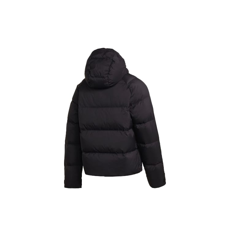 Adidas Down Jackets Men's Black Hooded Moderate Other FT2484
