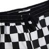 Vans Black And White Checkerboard Print Casual Straight Leg Shorts Women shorts VN0A4MN1J0Z